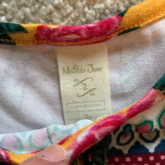 Matilda Jane Pajamas - size 2 toddler